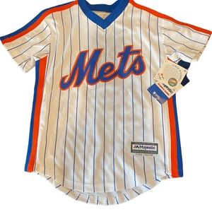 Boy's Mets Youth Genuine Merchandise Team Jersey Tee NWT Small